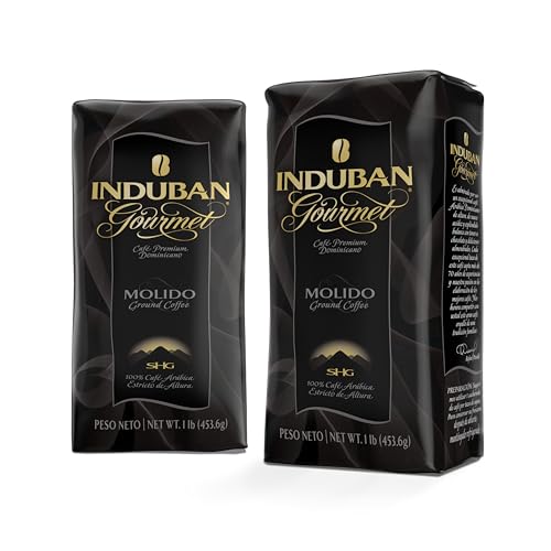 Induban Gourmet,100% Arabica, Ground Coffee, Medium Roast, 16 oz, Pack of 2 - image 1