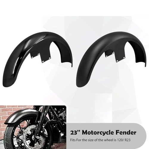 Garde-boue avant de moto 23 pouces idéal pour grands road trips custom - 3