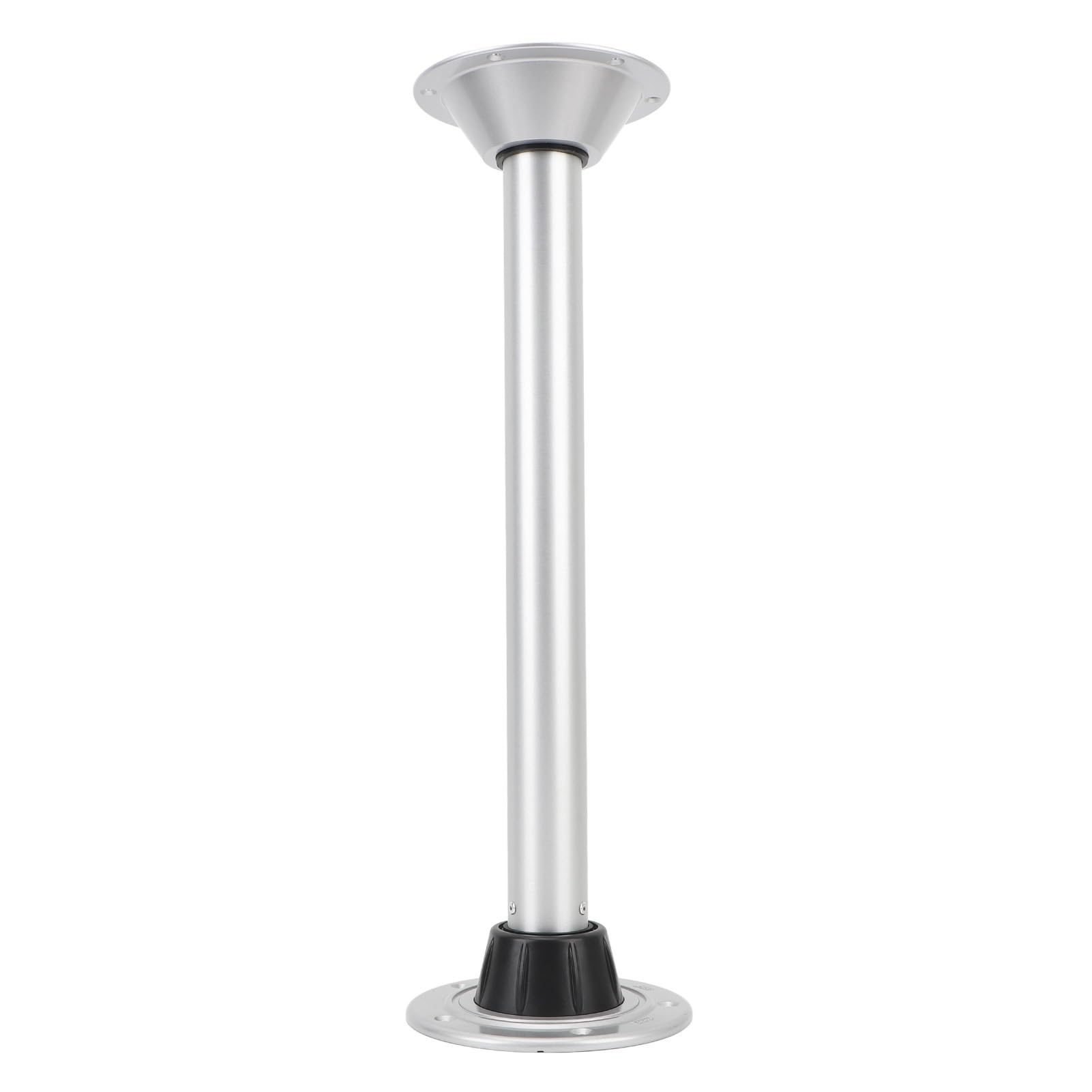 KIMISS Zestaw nóg stołu do kampera, wysokość 580 mm, montaż powierzchniowy ze stopu aluminium, zdejmowany z podstawą podłogową, do kampera, łodzi, jachtu, przyczepy kempingowej