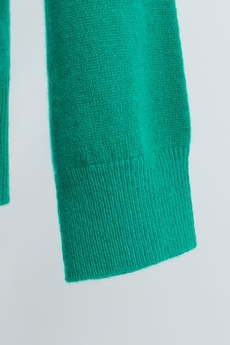 Image of JENNIE LIU Women's 100% Pure Cashmere Long Sleeve Pullover Turtleneck Sweater