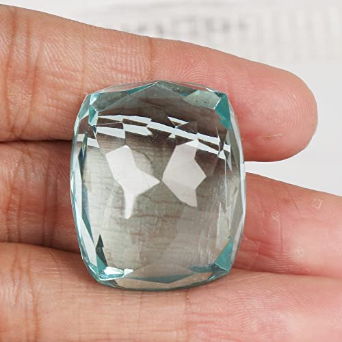 Gemhub AQUA-155 Fabulous Blue Aquamarine Cushion Cut 62.50 Ct Loose Facet Gemstone thumb #3