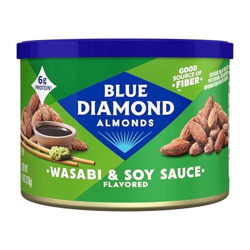 Blue Diamond Almonds, Bold Wasabi & Soy Sauce, 6 Oz