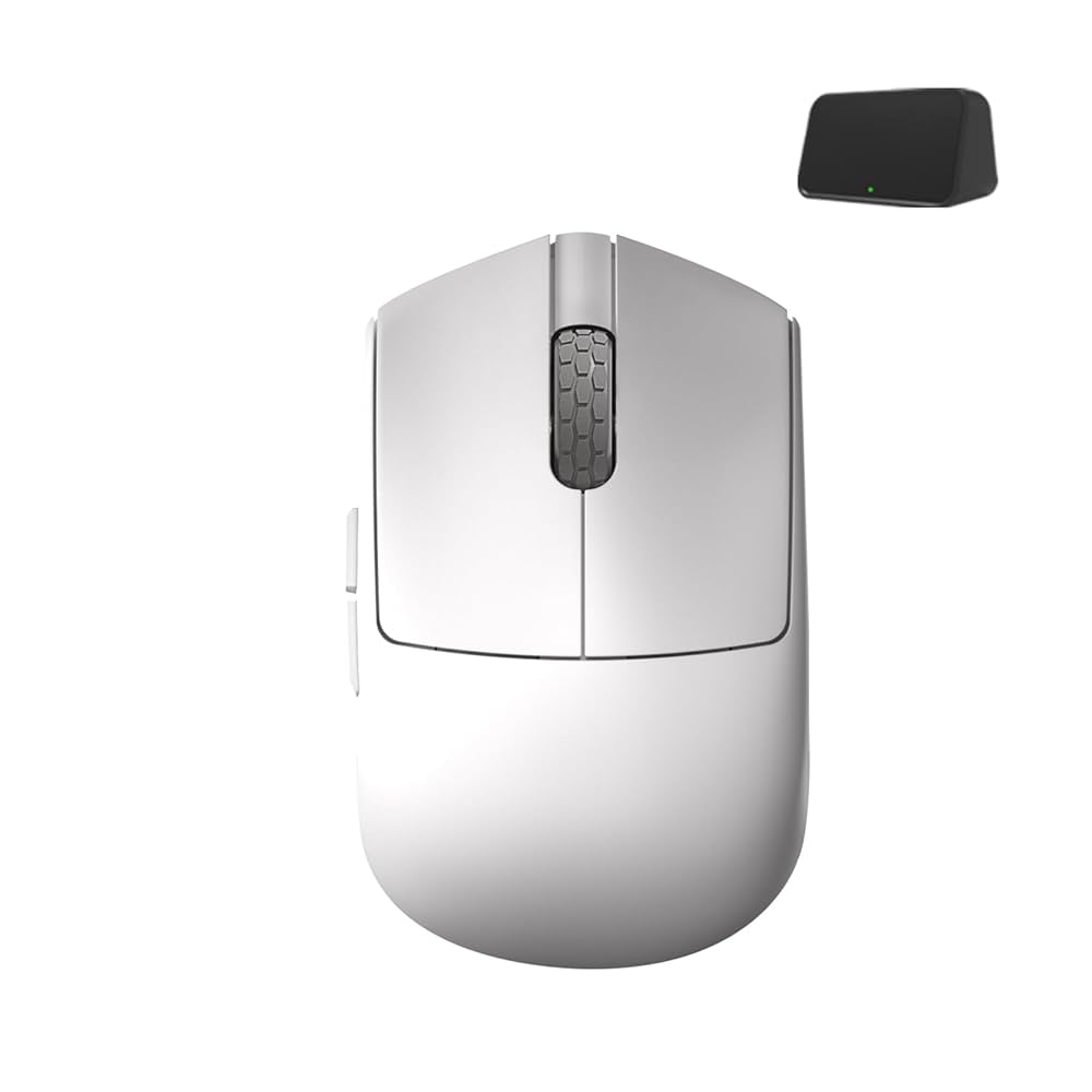 Darmoshark M5 Pro 8K ホワイト ダーモシャーク Darmoshark M5 Wireless Gaming Mouse,Tri-Mode 8K/USB-C