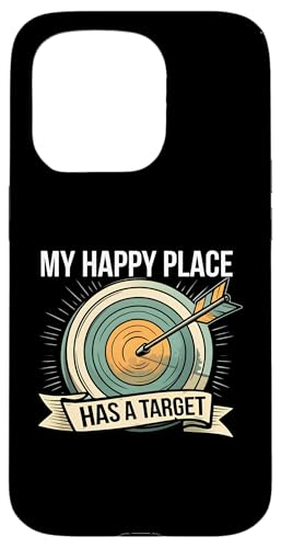 My Happy Place Has A Target Archery Arrow スマホケース iPhone 15 Pro 用