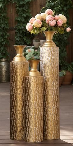 Tall Floor Vases Set of 3 for Decor Living Room