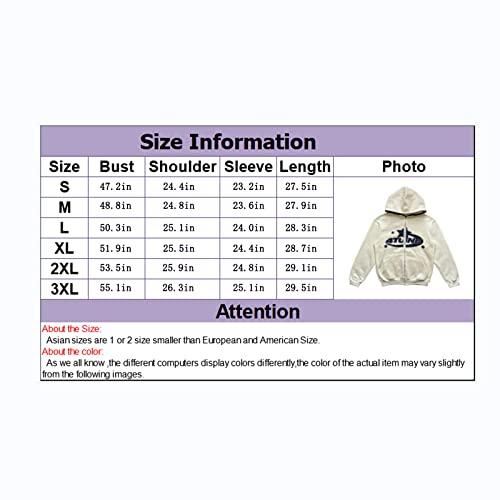Men's And Women's Letter Printing Hoodie Y2K Retro Harajuku Sweatshirt Hip Hop Gothic Zip Loose Hoodie (Apricot,Xl,Regular,Regular,X-Large) #TOP2