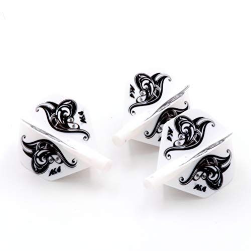 CUESOUL TERO AK4 Black Dart Flights Standard, Juego de 3 Piezas