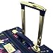 World Traveler Chariot Gatsby Vintage Style 2-Piece Hardside Carry-On Retro Train Case Spinner Luggage Set - Parrot