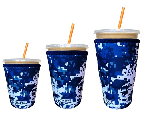 Image of 3-Pack Iced Coffee Sleeve SET OF 3 - Marine Digicam
