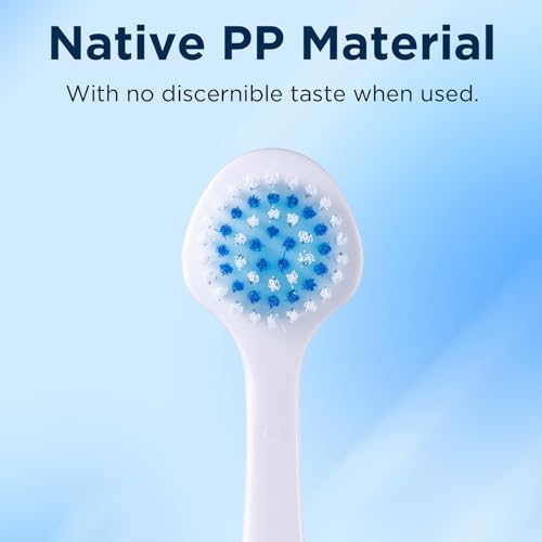 Frekare Escova de língua (pacote com 6), limpador de língua para adultos e crianças, essenciais de h