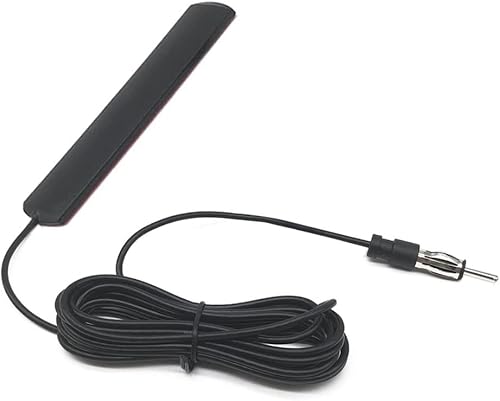 CORONIR Antena de coche estéreo para coche, antena de radio FM AM, montaje adhesivo para coche, antena de parche oculto para vehículo, camión, SUV,