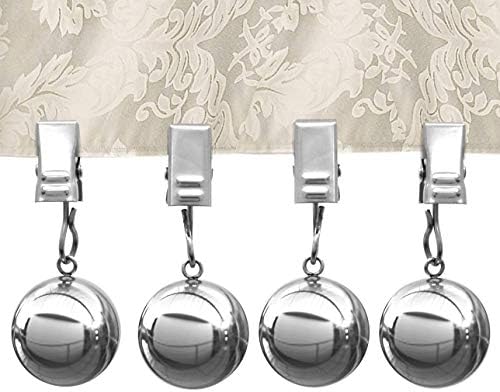 Tablecloth Weights, 10oz Heavy Premium Tablecloth Clips Added Weights (4 Pack)