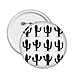 DIYthinker Regalo Cactus Silhouette pianta Succulente ventaglio tondo Pins tasto del distintivo di decorazione dei vestiti 5pcs Multicolore L