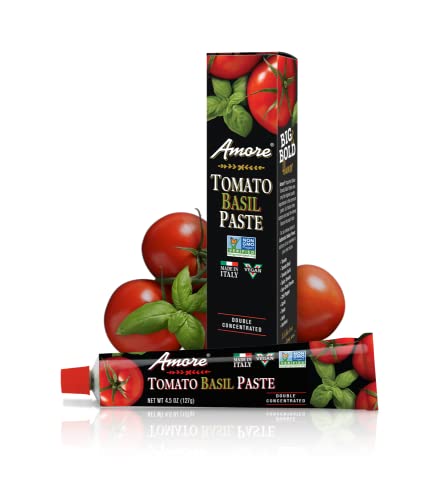 Amore Basil Tomato Paste, 4.5 Ounce Tube - Thumbnail 5