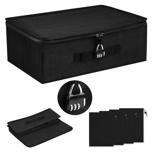 JINXOLET discreet lockable storage toy bag box organizer container case