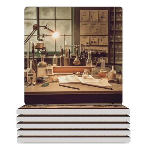 Dessous de verre céramique anti tache protection de table - 2