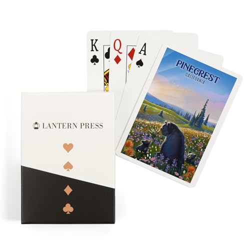 Lantern Press Pinecrest, California, Baraja Poker 52 cartas