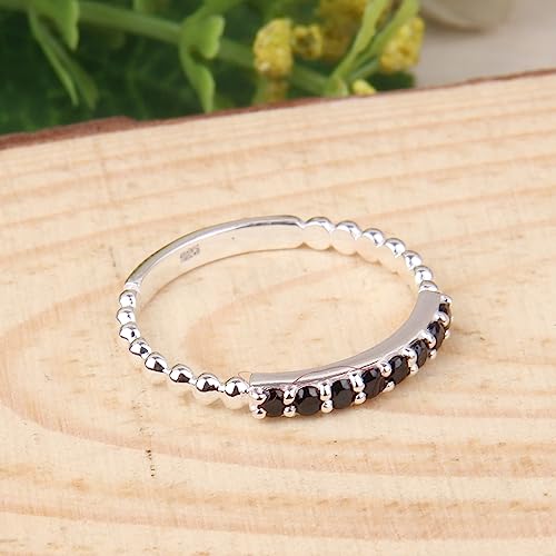 Pure 925 Sterling Silver Rings, Pave Set French Band Engagement Ring for Women Eternity Bands | Gold Wedding Ring Band for Women | Promise Ring for Couples4