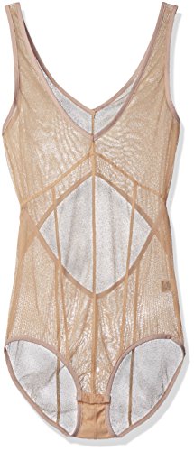 Only Hearts Women's Whisper Seamed Bodysuit, Nude, Large