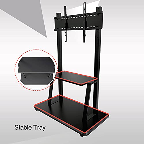 Carro Soporte TV 32-65 Pulg, Móvil, Negro miniatura 6