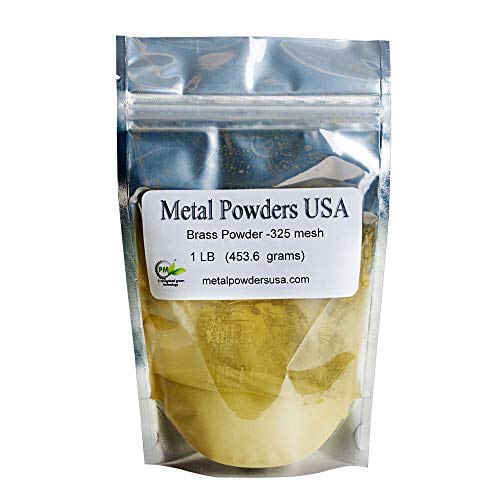 Brass Powder -325 Mesh One Pound (1LB) Ships UPS