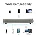 Computer Speakers for Desktop, Wired and Wireless Computer Sound Bar, Stereo USB Powered Mini Soundbar Speakers for PC Tablets Laptop Desktop Projector Cellphone