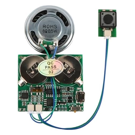 Tiardey Módulo de música DIY con Descarga USB, Tarjeta de felicitación, Tablero de grabación de Canciones MP3, Caja de Regalo de cumpleaños, Tarjeta con Mensaje de Sonido Personalizado | Ya disponible en tu tienda friki favorita! En mundofriki.es!