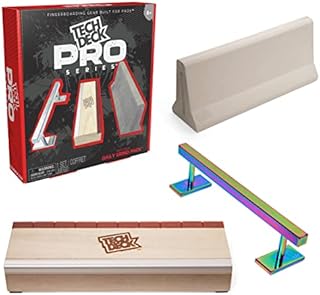 TECH DECK, Pro Series Daily Grind Pack with 3 Obstacles, Built for Pros; Kids Toys for Ages 6 and up (Mini Fingerboard Sold Separately)