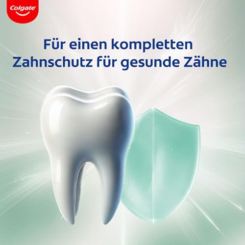 Colgate Komplett 8 in 1 Zahncreme 75ml / Natürliche Kräuter / 8 Vorteile für deine tägliche Mundpflege / Colgate Zahnpasta mit Kariesschutz / Zahnschmelzschutz / Zahnreinigung – Bild 4