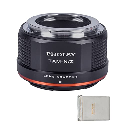 Image of PHOLSY Lens Adapter Compatible with Tamron Adaptall-2 Lens to Nikon Z Mount Camera Body Compatible with Nikon Z fc, Z30, Z9, Z6 II, Z7 II, Z6, Z7, Z5, Z50