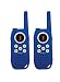 Lexibook- Walkie-Talkie da 5 km, Suono Digitale, Gioco di Comunicazione Indoor e Outdoor, Clip da Cintura, Nero, Colore, TW42