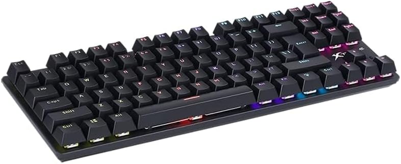 XTRIKE ME GK986 Gaming Mechanical Keyboard from an elevated angle