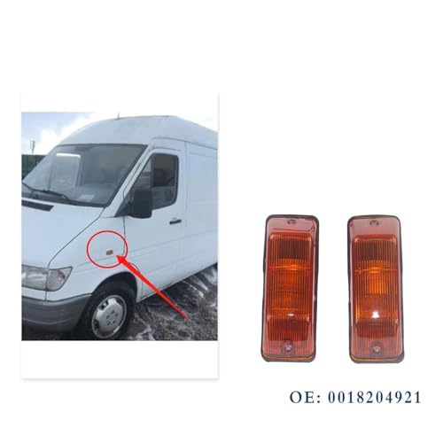 Luces intermitentes con lentes ámbar Benz Sprinter 1995 2006 intermitentes 0018205021 5