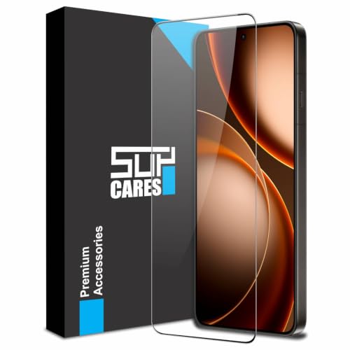 Image of SupCares Tempered Glass for Oppo Find X9 Ultra (6.82 Inch) With Installation Kit | 9H Edge to Edge Screen Protector | Black