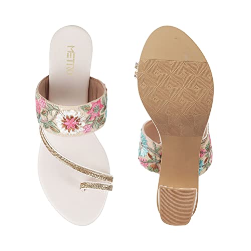 Image of Metro Women Fashion Heel Sandal (32-1745)