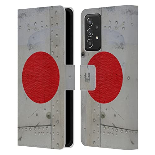 Housse cuir Samsung A53 5G avec fentes cartes motif japonais