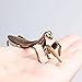 Acxico 1pcs Brass Praying Mantis Figurine Small Statue House Ornament Animal Figurines Gift