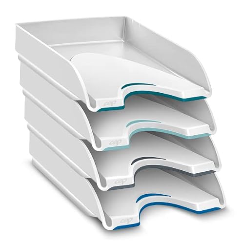 Cep Soft By Letter Tray 1042000511 White 25.7 X 34.8 X 6.6 Cm Pack Of 4