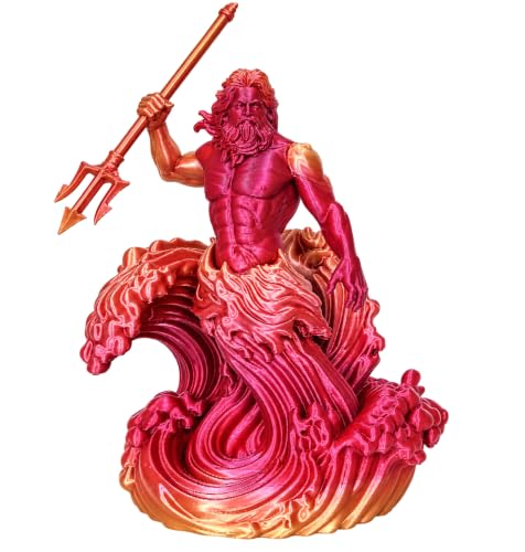 Image of PETG Gold Pink Red Filament 1.75mm, Silky Gloss 3D Printer Filament, Rich Red with Silky Gold Effect, Smooth Printing, Low Warp & Low Stringing, Compatible with Most FDM 3D Printers