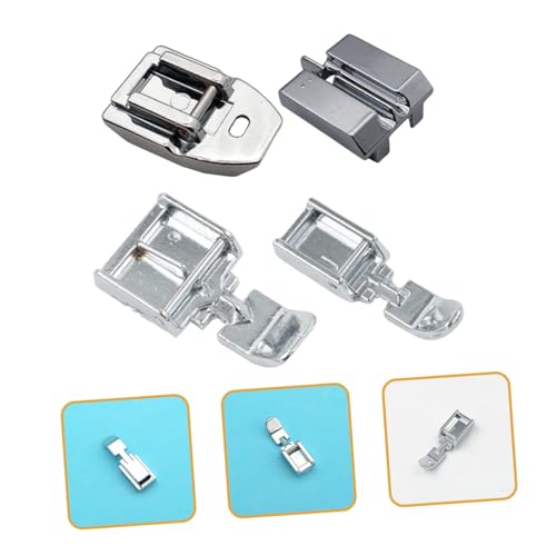 Juego 4 Pcs Pies Prensatelas de Aleación para Máquina de Coser miniatura 7