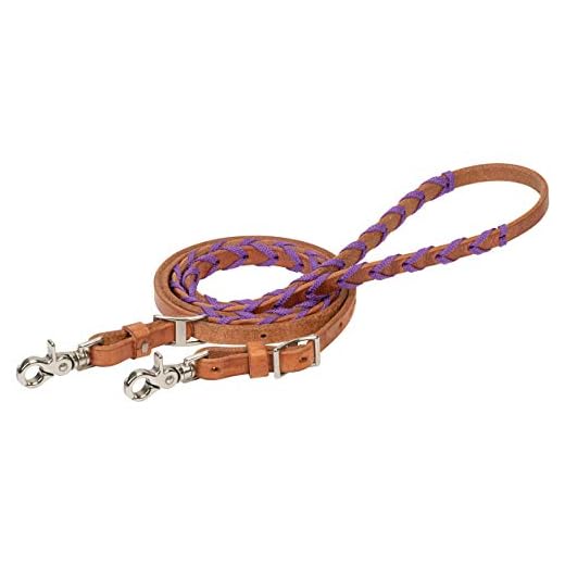 How to tie shoes to backpack Weaver Leather Laced Barrel Rein