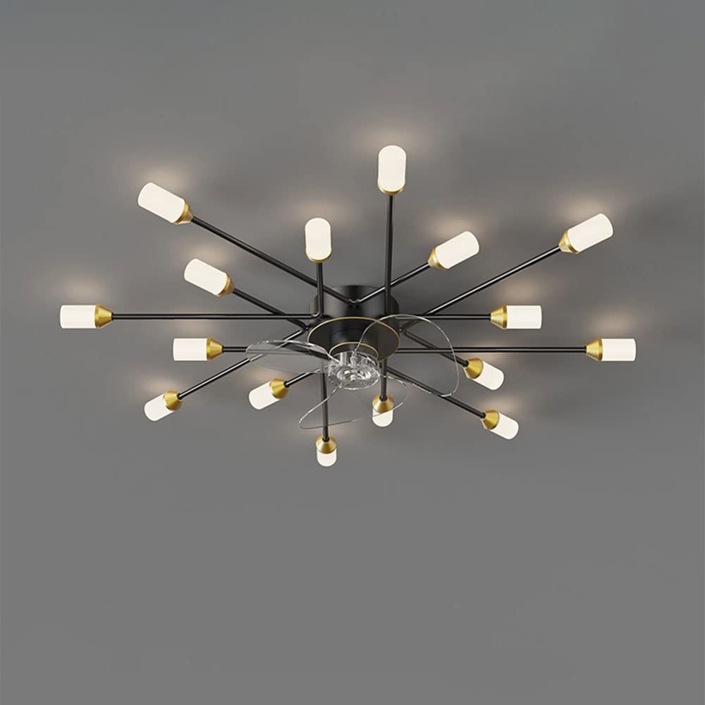 Plafonnier 3 vitesses pour salle à manger avec ventilateur de plafond