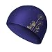 WAVEYU Swim Cap Silicone, Swimming Cap for Women, Cute Swim Caps for Girls Kids Unique 3D Pattern Design Comfort Ease Waterproof Bathing Swimming Caps Durable for Short Hair Braids