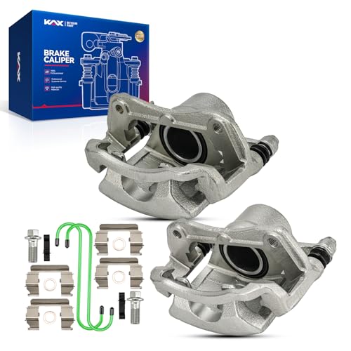 Image of KAX Disc Brake Caliper Fit for Chevrolet Cobalt 2005-2010 2.2L, Saturn Ion 2004-2007 2.2L, Pontiac G5 2007-2009 2.2L, Saturn Ion 2003, Saturn Ion 2006-2007 2.4L, #18B4880+18B4881 Calipers, Front Side