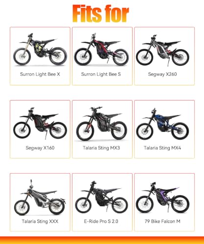 Image of 4 Pcs Front & Rear Disc Brake Pads Fits for Sur Ron Light Bee X and S,for Talaria Sting MX3 R /MX4,for Segway X160 X260 Electric Dirt Bike Replacement Parts