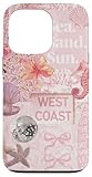 Sea Shells Summer Cute Pink Toile Collage