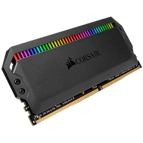 Kit di memoria desktop CORSAIR DOMINATOR PLATINUM RGB 64GB (4x16GB) DDR4 3200 (PC4-28800) C16 1.35V, Nero - RAM - Immagine 7