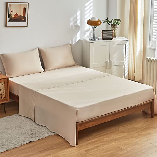 Aikasy Khaki Tufted Bed In A Bag Queen,Geometry Embroidery Comforter Set 7 Pieces，Boho Shabby Chic Comforter Bedding Sets, Soft Microfiber Comforter For All Seasons (Khaki, 90"X90") #TOP7