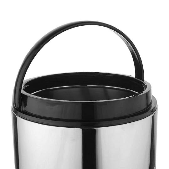 AGHNAYA Stainless Steel Water Jug 5 Liters for Office Home Kitchen I PUF Thermally Insulated I Keeps Beverages Fresh I Easy to use & Maintain I BPA Free I Durable & Sturdy i Hot & Cold Water Dispenser 3
