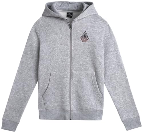 Volcom Boys Hoodie - Fleece Full Zip Up Hoodie Sweatshirt with Back Graphic - Stylish Hooded Sweatshirt for Boys (8-16)